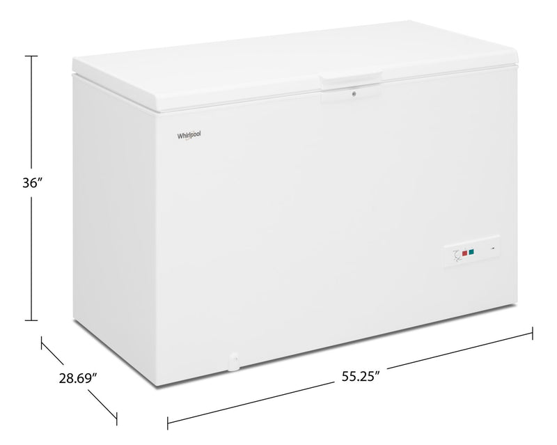 Whirlpool 16 Cu. Ft. Convertible Chest Refrigerator-Freezer - WZC5216LW