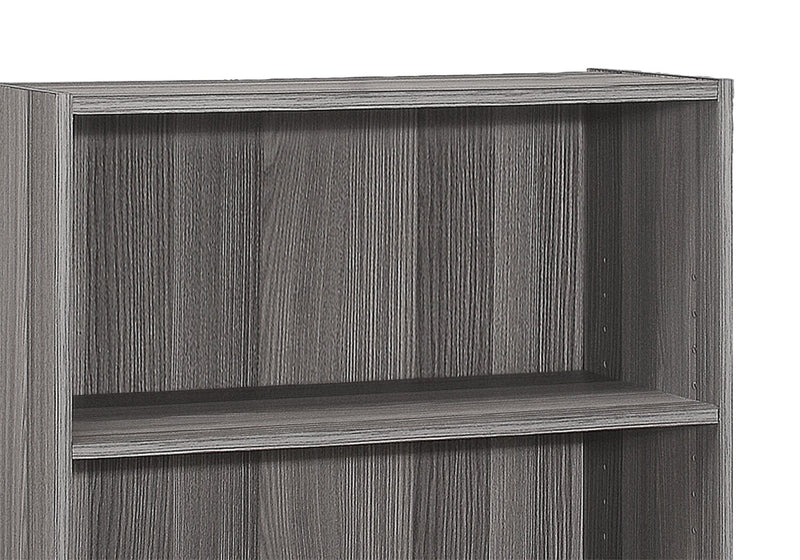 Slade 24.75\" 3-Shelf Bookcase - Grey