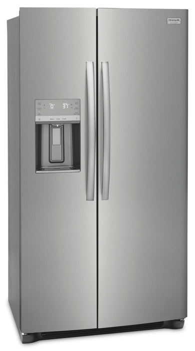 Frigidaire Gallery 36.1\" 22.3 Cu. Ft. Counter-Depth Side-by-Side Refrigerator - Smudge-Proof® Stainless Steel - GRSC2352AF