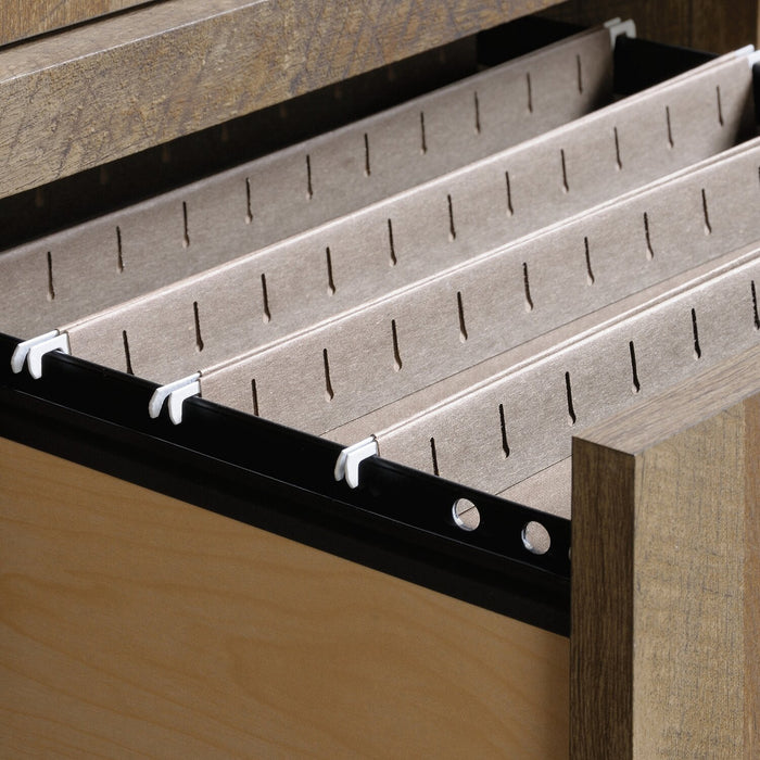 Dakota Pass 53.15\" Computer Office Desk with 2-Drawers - Craftsmen Oak