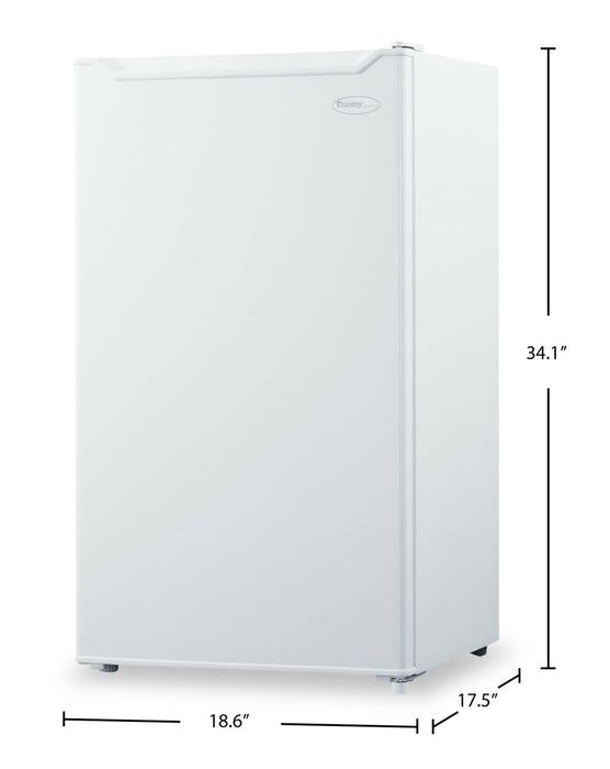 Danby 18.6\" 3.3 Cu. Ft. Single-Door Mini Fridge - White - DCR033B2WM