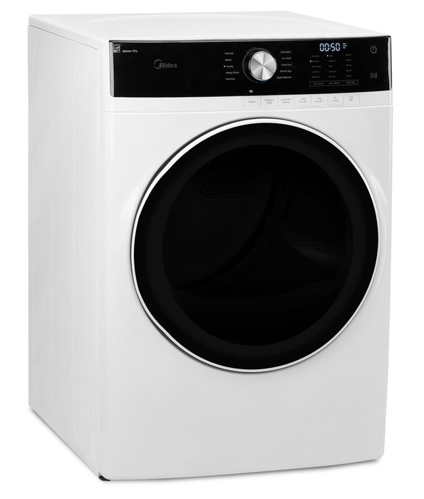 Midea 8 Cu. Ft. Electric Dryer - White - Stackable - MLE52N4AWW