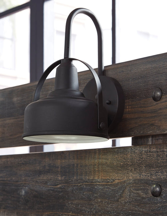 Abby Platform Side Storage Bed with LED Lights & USB Ports, Brown - King Size