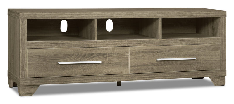 Glendale 99\" 3-Piece Entertainment Centre with Storage and Cable Management for TVs up to 65\"- Grey