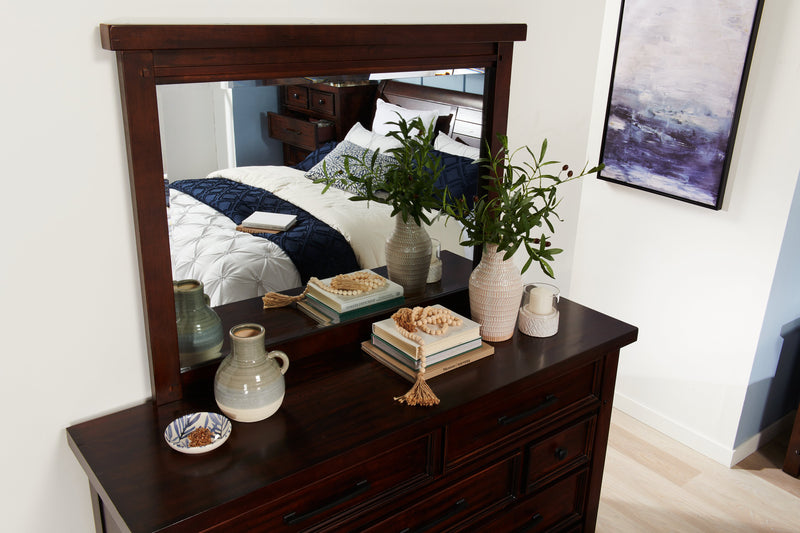 Sonoma Bedroom Dresser Mirror - Mango Brown