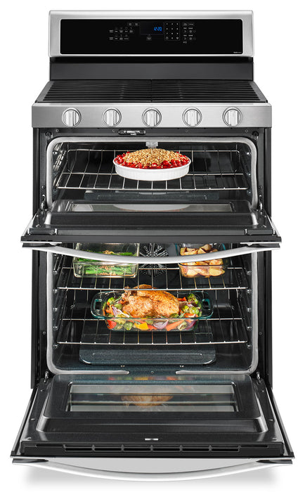 Whirlpool 6 Cu. Ft. Gas Range with AquaLift® and Self-Clean - Stainless Steel - WGG745S0FS