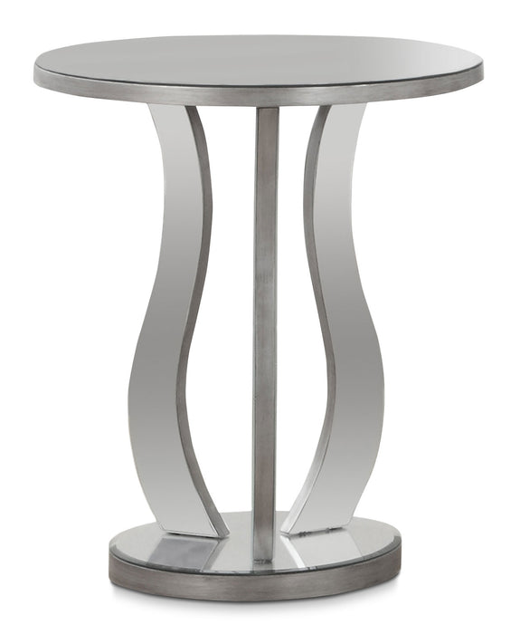 Laurel 20\" Glam End table - Mirrored