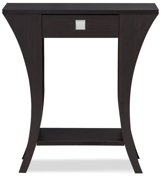 Manila 19.5\" Accent Table with Drawer - Brown