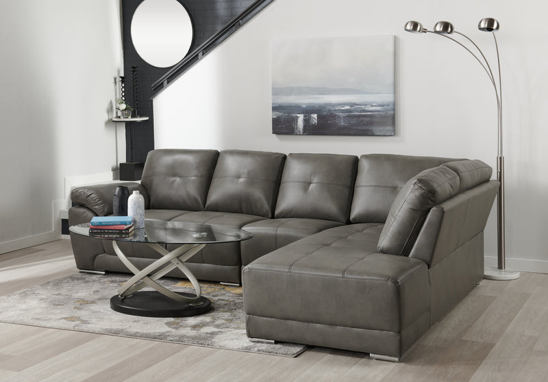 Vikki 48\" Modern Oval Glass Top Coffee Table - Glass with Metal Base