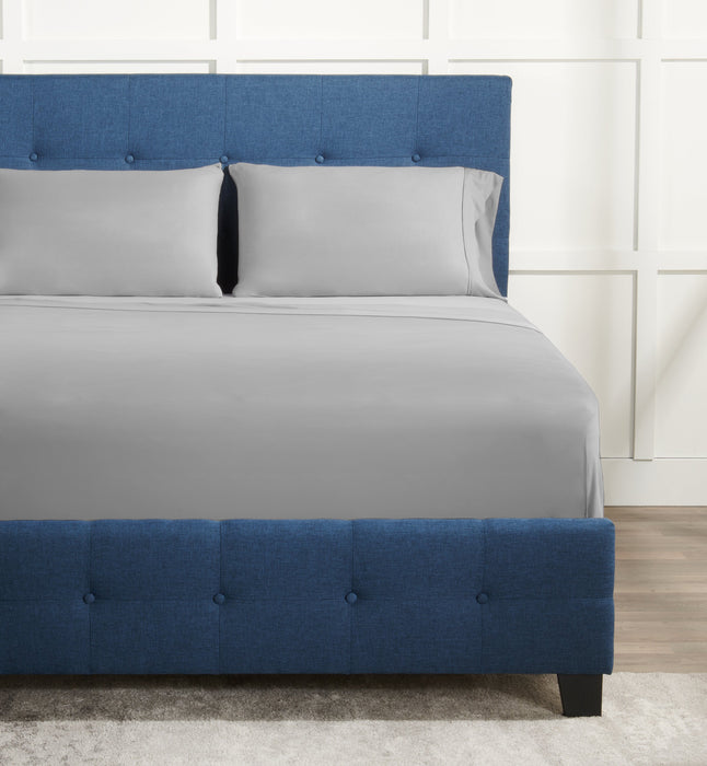 BEDGEAR Ver-Tex™ Performance 4-Piece Queen Sheet Set - Light Grey