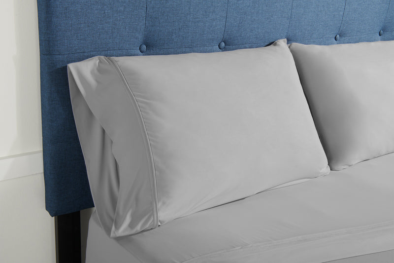 BEDGEAR Ver-Tex™ Performance 5-Piece King Split Sheet Set - Light Grey