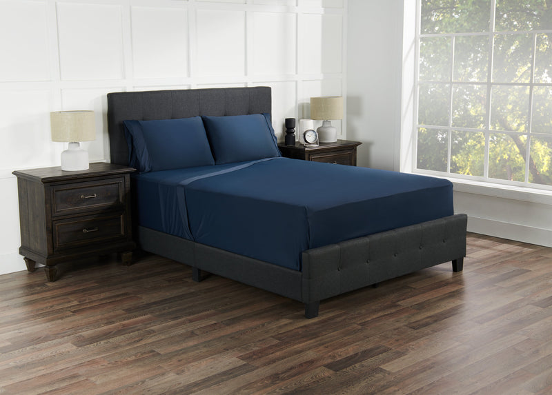 BEDGEAR Ver-Tex™ Performance 5-Piece King Split Sheet Set - Navy