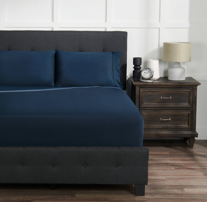 BEDGEAR Ver-Tex™ Performance 5-Piece King Split Sheet Set - Navy