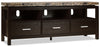 Verona 60\" TV Stand with Storage and Cable Management for TVs up to 65\"- Espresso with Marble Top