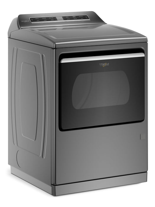 Whirlpool 7.4 Cu. Ft. Smart Electric Dryer with Steam - Chrome Shadow - YWED7120HC