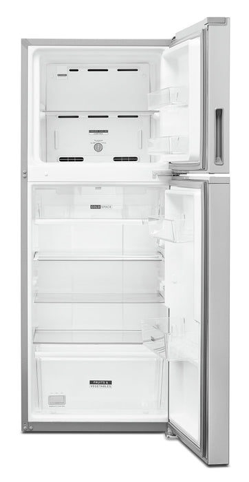 Whirlpool 24\" 11.6 Cu. Ft. Top-Mount Refrigerator - Fingerprint-Resistant Stainless Finish - WRT312CZJZ