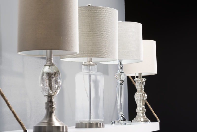 26\" Glam Crystal Table Lamp