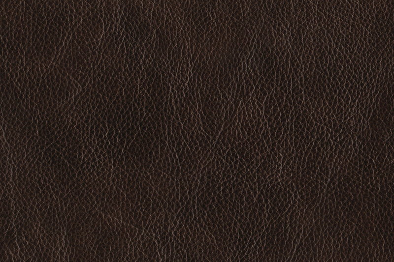 Leo 41\" Genuine Leather Fabric Rocker Reclining Chair - Walnut Brown