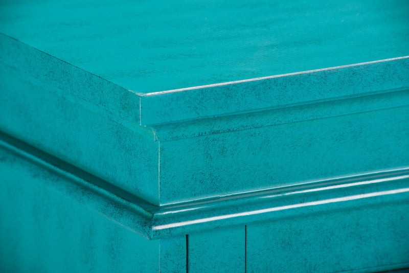 Rigolet 60\" 4-Door Accent Cabinet - Blue