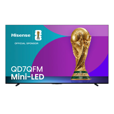 HISENSE 100" QD7QFM Mini-LED QLED 4K UHD AI Smart Fire TV (100QD7QFM) | Téléviseur intelligent QLED à Mini DEL HISENSE QD7QFM UHD 4K de 100 po avec IA et Fire TV (100QD7QFM)