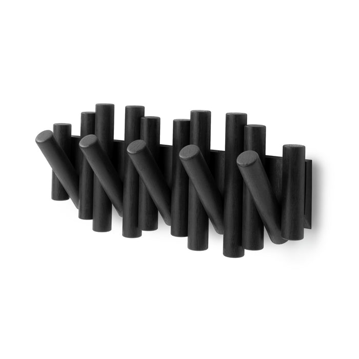 Umbra Picket Rail Wall Hooks - Black
