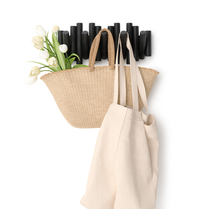 Umbra Picket Rail Wall Hooks - Black
