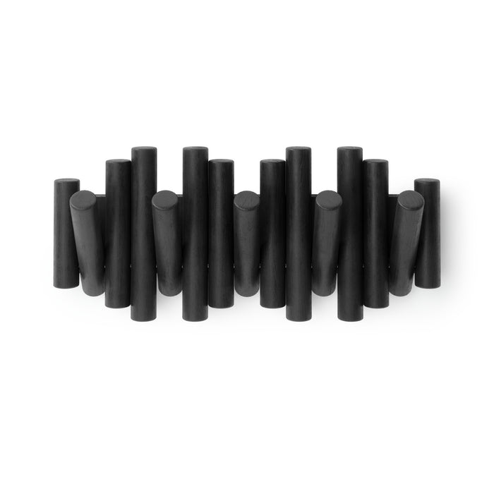 Umbra Picket Rail Wall Hooks - Black