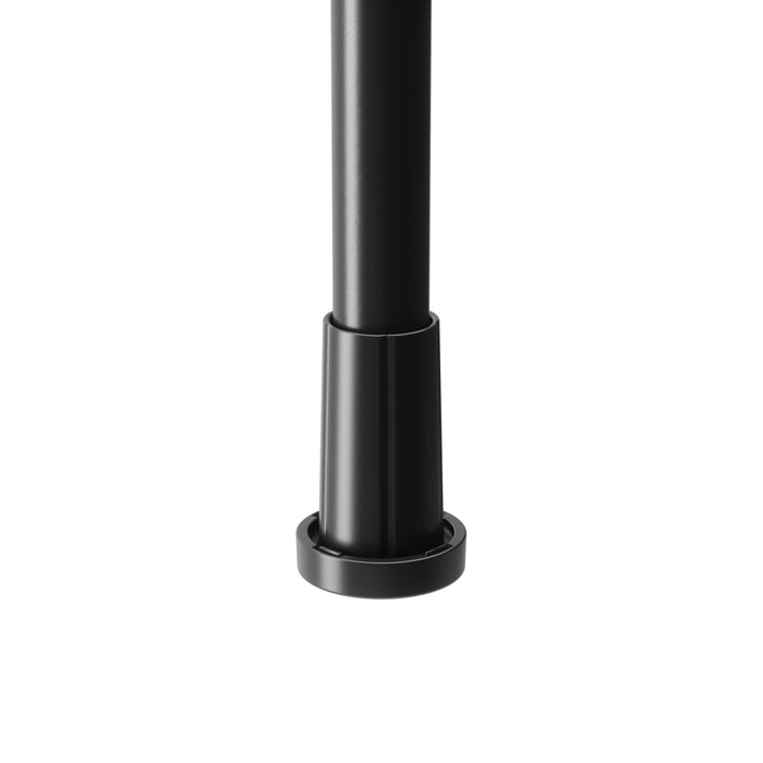 Umbra Anywhere Matte Black Expandable Curtain Rod and Room Divider - 36\"-66\" 