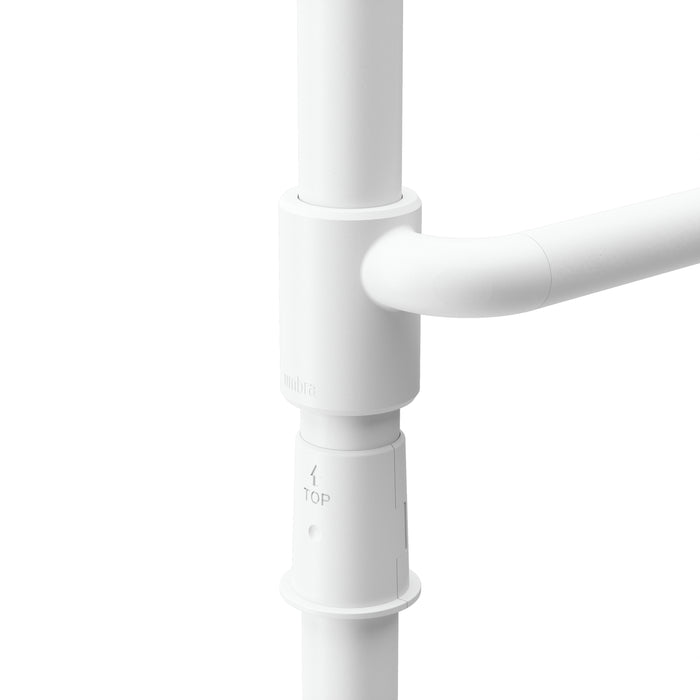 Umbra Anywhere White Expandable Curtain Rod and Room Divider - 36\"-66\" 
