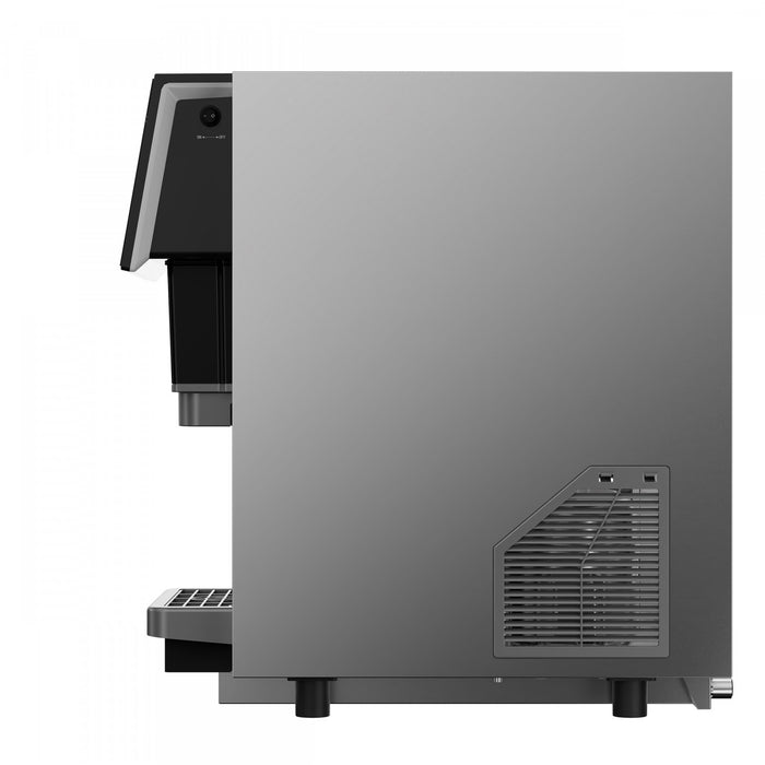 Forno Fresco 10 in Countertop Ice Maker & Dispenser, 66 lbs, Stainless Steel- FIMDP7383-10