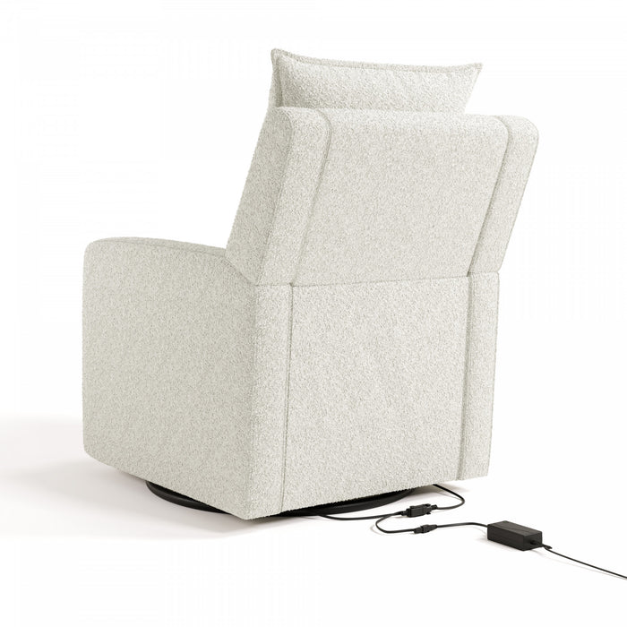 Storkcraft Timeless Recliner Glider - Ivory Boucle