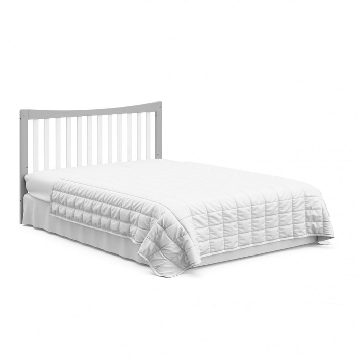 Graco Remi 4-in-1 Convertible Crib and Changer - Pebble Gray/White