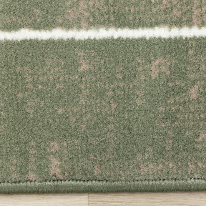 Forte Kids Soccer Playing Field Area Rug - 5'3\" x 7'5\"