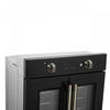 Forno Asti 30" French Door Electric Wall Oven, Black, 3.68 cu. ft. - FBOEL1333-30BLK | Four mural electrique a porte francaise Asti 30 po, noir, 3,68 pi³ - FBOEL1333-30BLK