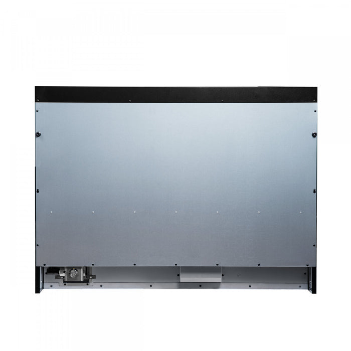 Forno Ambassador 48\" Dual Fuel Range, Black, 8 Sealed Burners, 6.7 Cu.Ft. Ovens - FFSGS6199-48CPBLK