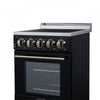 Forno Pallermo 20 Inch Electric Range in Black, 2.05 cu.ft. - FFSEL6051-20BLK | Cuisiniere electrique Pallermo de 20 po, noire, capacite totale de 2,05 pi³ - FFSEL6051-20BLK
