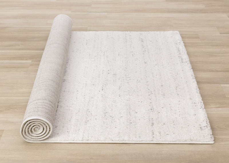 Surrey White Grey Speckled Rug, 7'10\" x 10'10\" Indoor Area Rug