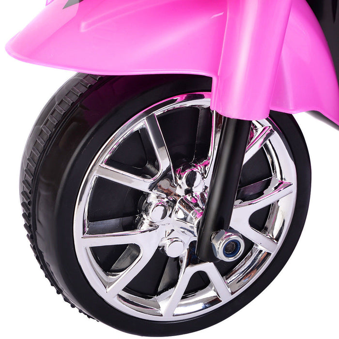 Costway Kids Ride On Motorcycle 3 Wheel 6v Battery Powered Electric Toy Power Bicycle