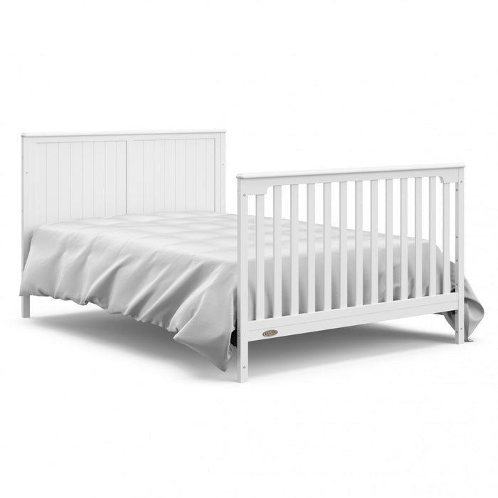 Graco Hadley 5-in-1 Convertible Crib and Changer with Drawer - White