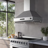 Forno Venezia 36 Inch Wall-Mounted Range Hood, Stainless Steel-FRHWM5503-36 | Hotte de cuisiniere murale Venezia de 36 po en acier inoxydabl- FRHWM5503-36