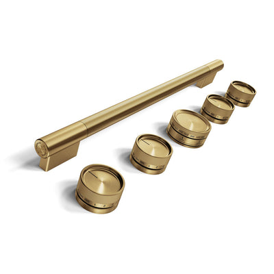 KitchenAid Handle Kit for 30" Commercial-Style Induction Range – Brass – W11774738 | Trousse de poignées KitchenAid pour cuisinière à induction de style commercial 30 po – laiton – W11774738 | 11774738