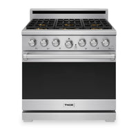Thor Kitchen X Series 6.0 Cu. Ft. Freestanding Gas Range – Stainless Steel - XRG36E 
