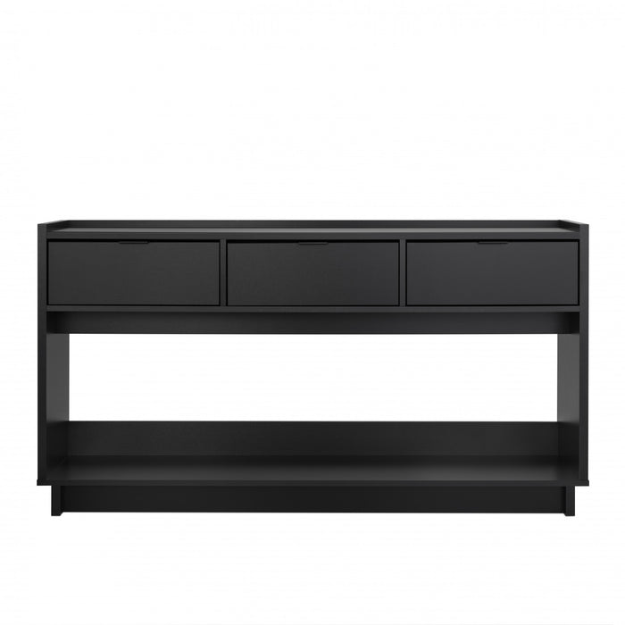 Prepac Simply Modern Buffet Console - Black