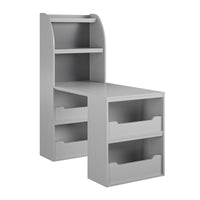 Ameriwood Home Tyler Kids Craft Desk - Dove Grey