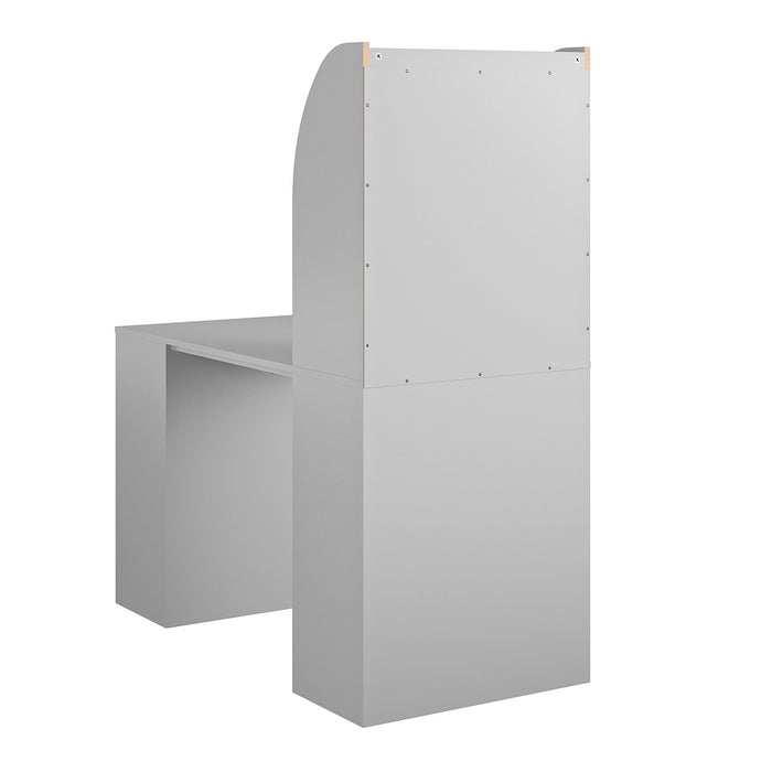 Ameriwood Home Tyler Kids Craft Desk - Dove Grey