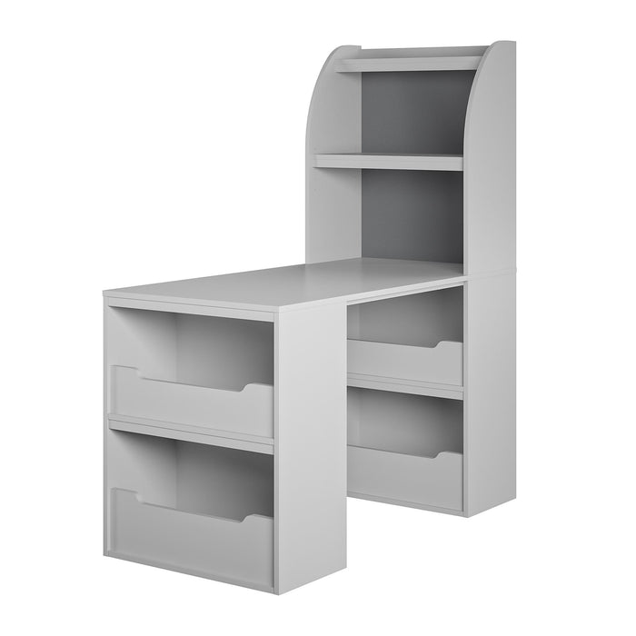 Ameriwood Home Tyler Kids Craft Desk - Dove Grey