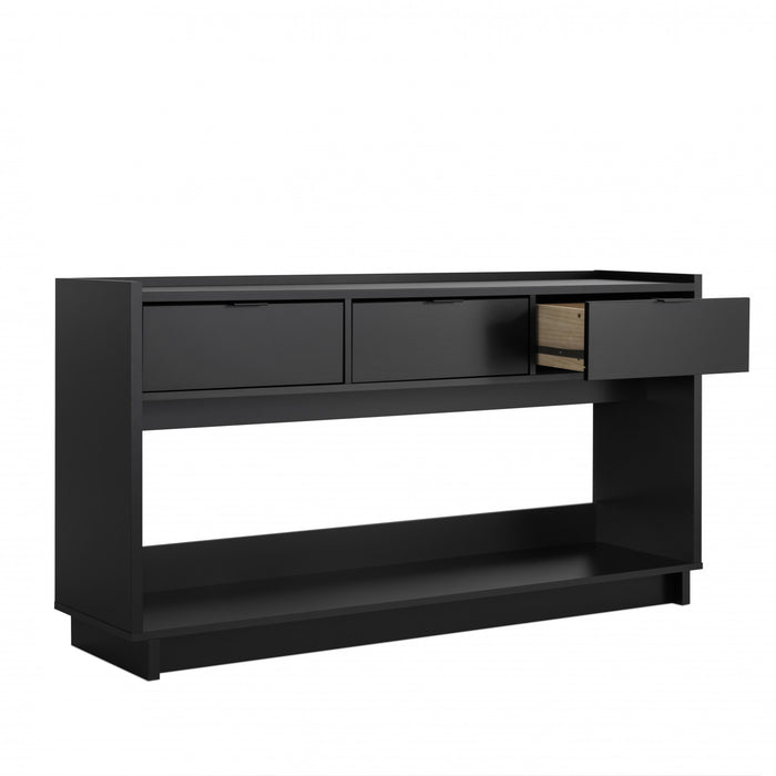 Prepac Simply Modern Buffet Console - Black