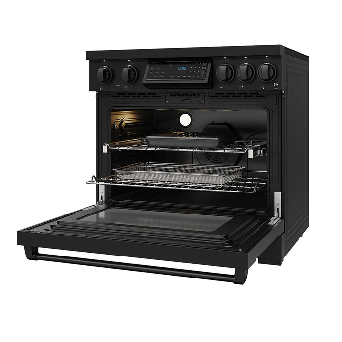 Thor Kitchen 36\" Gordon Ramsay Series Induction Range - Black - RSI36B