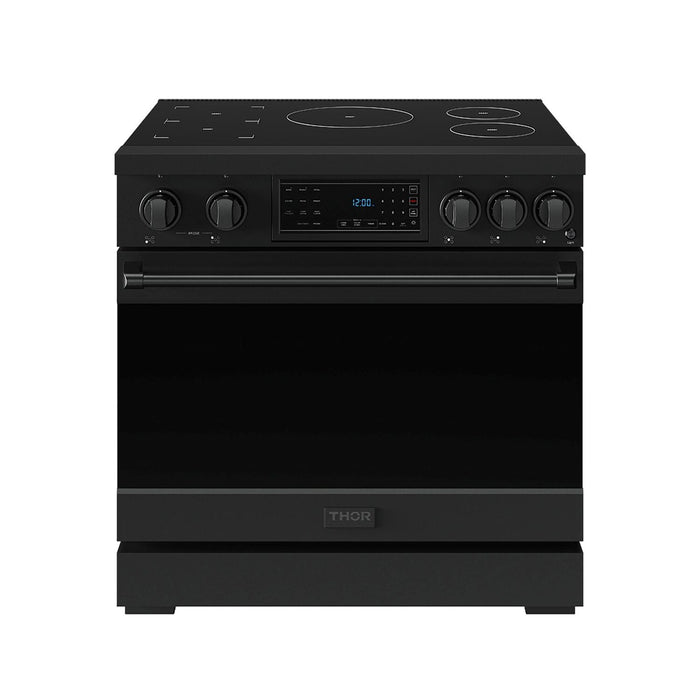 Thor Kitchen 36\" Gordon Ramsay Series Induction Range - Black - RSI36B