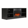 Ameriwood Home Mainstays Electric Fireplace TV Stand for TVs up to 55\" - Black Oak